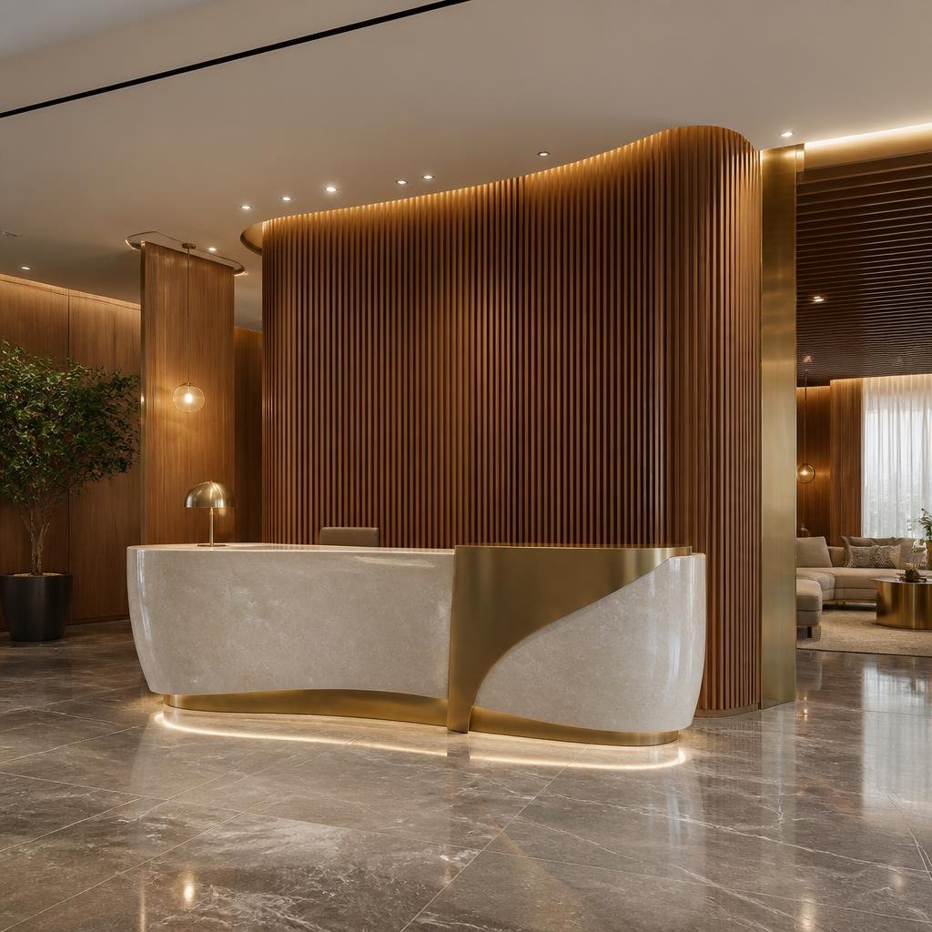 Reception & Brand Lobby — Commercial Spaces